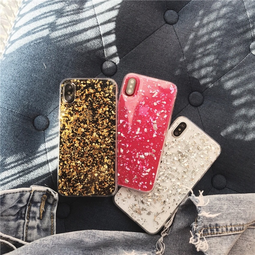 Sparkling Golden Foil iPhone 7Plus/8Plus X Case - Picture 4 of 6